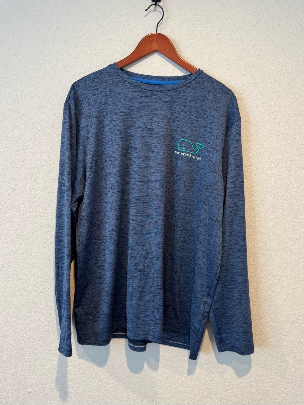 Vineyard Vines Men's Long-Sleeve Whale Harbor Tee Shirt Large
